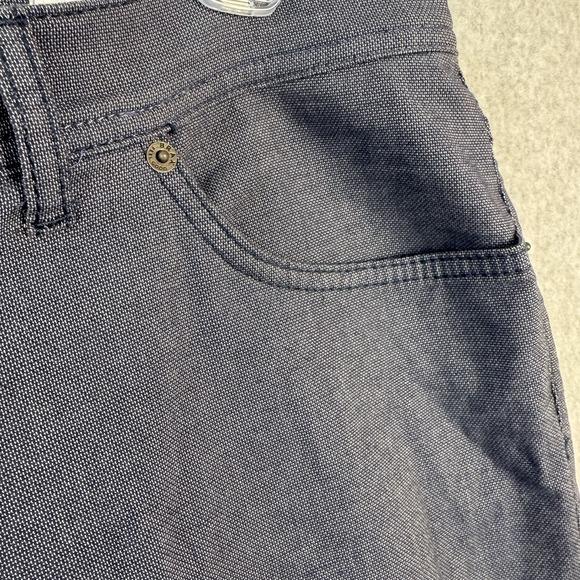 Brax‎ Cooper Fancy Chino Pants Mens 36x30 Blue Micro Check Textured - Picture 7 of 16